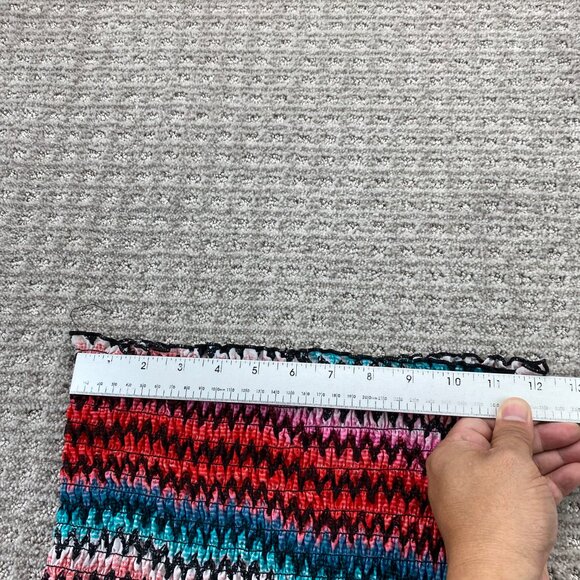 Guilty Women's Mini Tube Top Dress Size Large L Multicolor Colorful Strapless - Picture 6 of 9